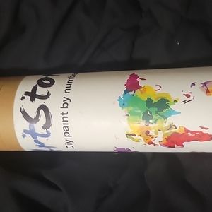 Paint by numbers world map